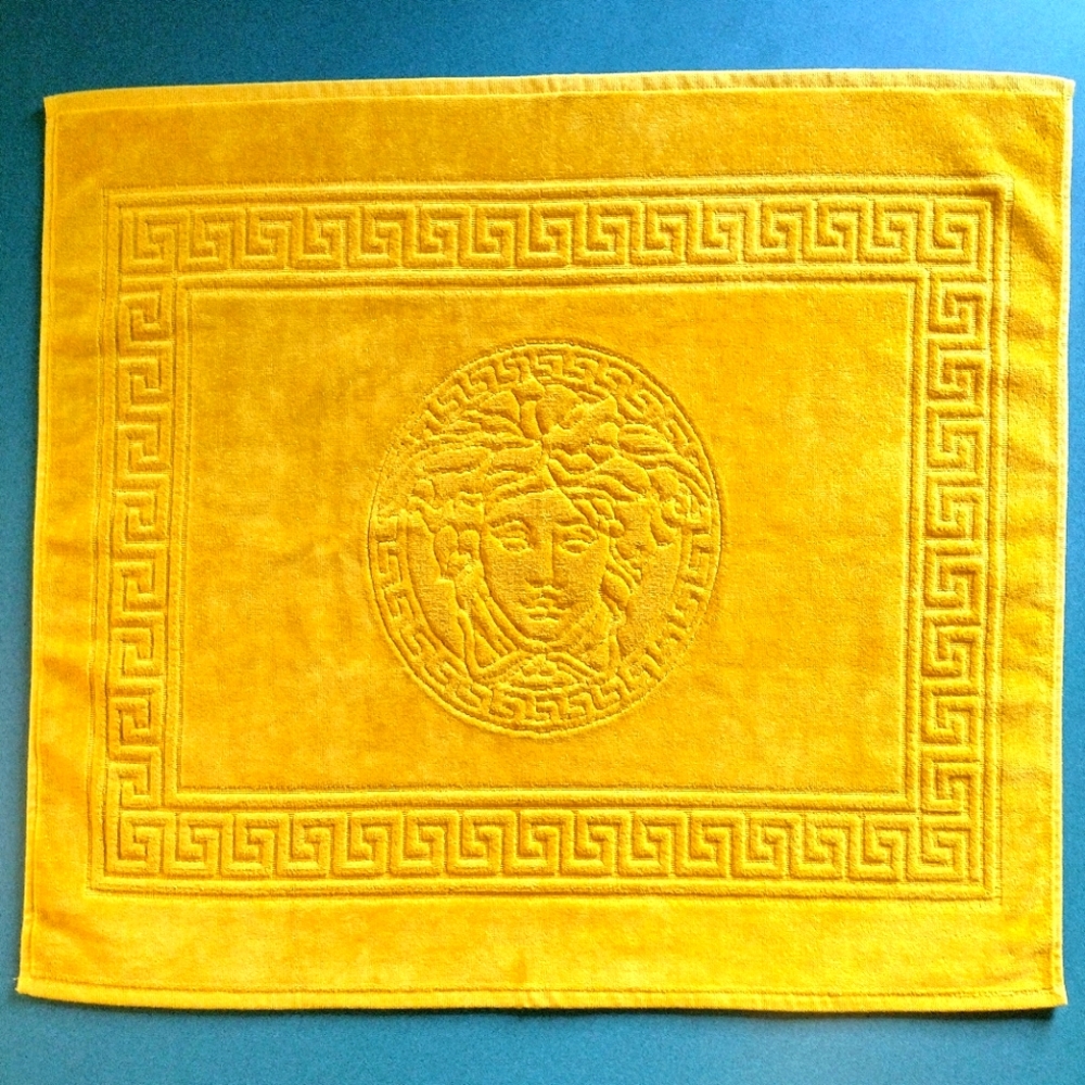 1 Left! BRAND NEW Versace Home Medusa & Greek Key Towel or Bath Mat - Picture 7 of 8